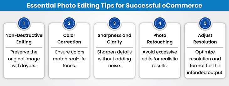 essential photo editing tips for successful ecommerce