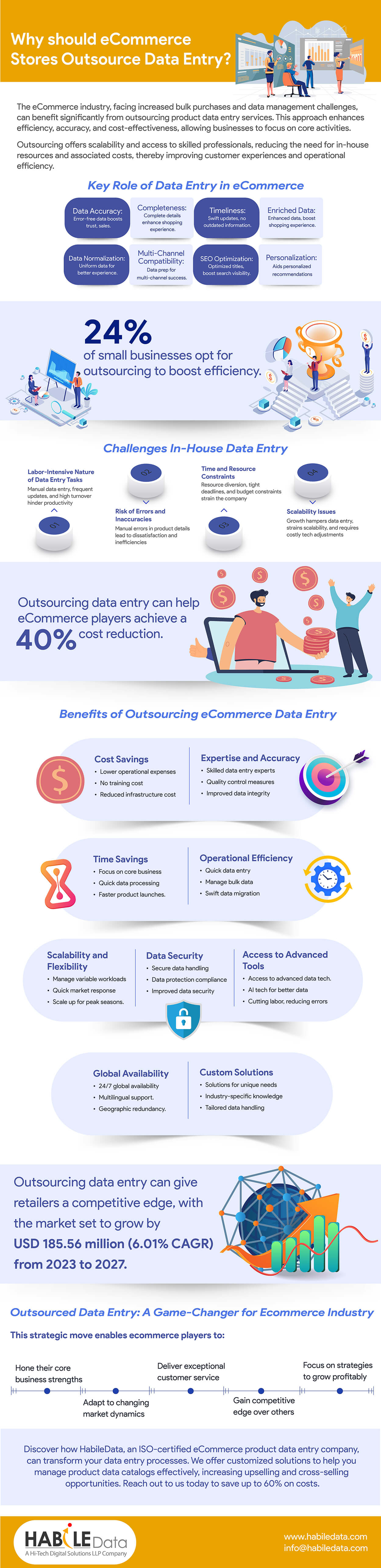 why should ecommerce stores outsource data entry