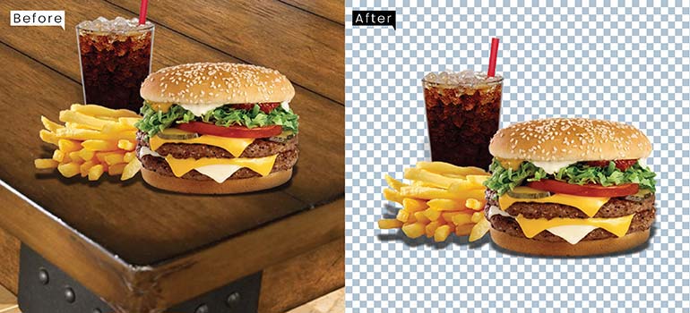 food photo background removal